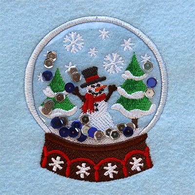 Snowglobe (Vinyl Applique)