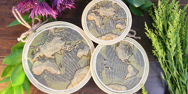 Hooped Globe Shadowbox (Organza)