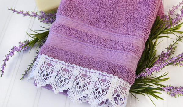 Lace Trimmed Towel