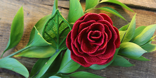 Freestanding Rose in 3D (In-the-Hoop) – Embroidery Library