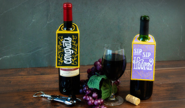 Wine Tag, In-the-Hoop