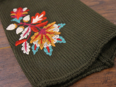 Embroidering on Sweaters