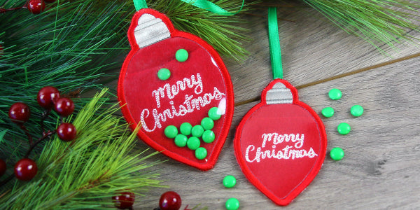 Vinyl Ornament Treat Holder (In-the-Hoop)