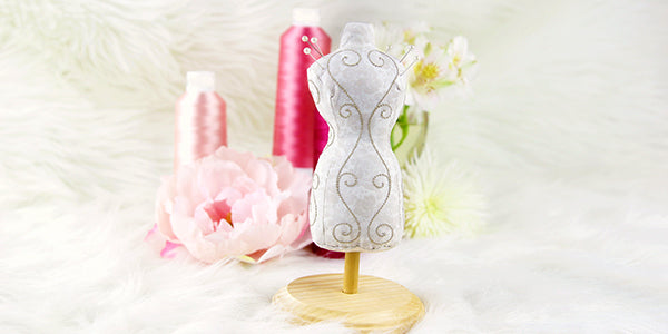 Dress Form Pincushion (In-the-Hoop)