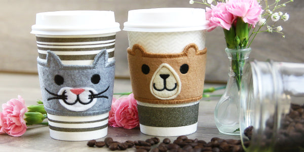 Coffee Cup Cozies (In-the-Hoop)