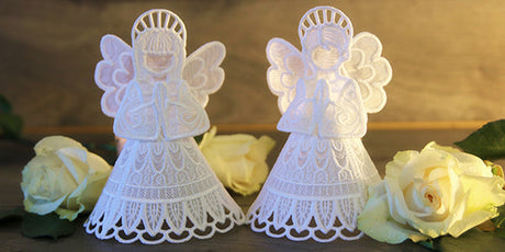 3D Little Angels (Organza)