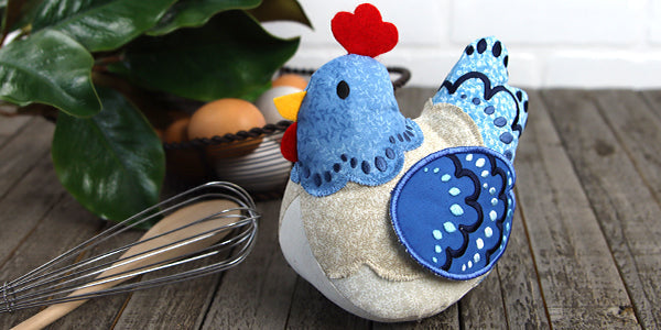 Chicken Stuffie in 3D (In-the-Hoop)