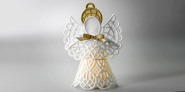 3D Angel Ornament (Lace)