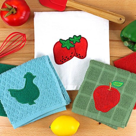 How to Add Scour Patch Applique to Dishcloths