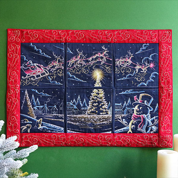 How to Embroider a Panel Scene Frame Set