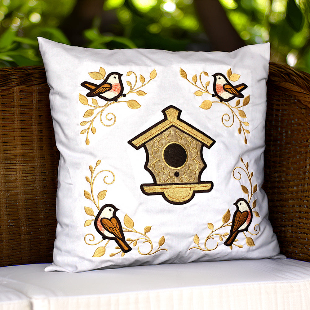 Applique Pillow Set Placement