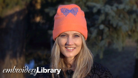 Embroidered Fleece Hat