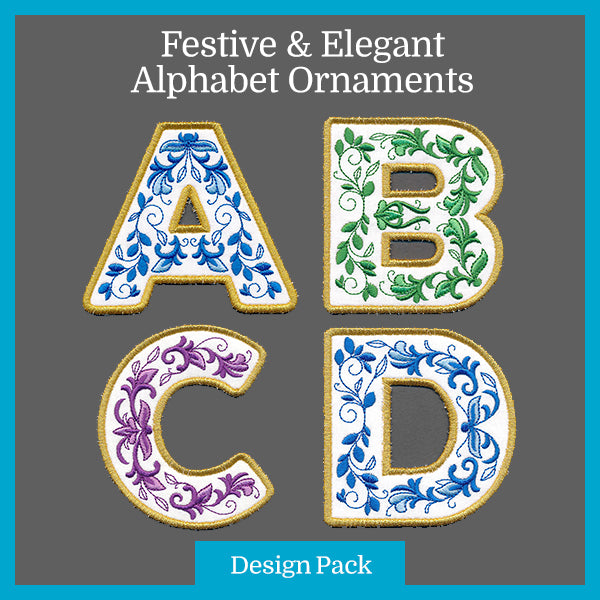 Letters & Monograms | Download Embroidery Patterns – Embroidery Library