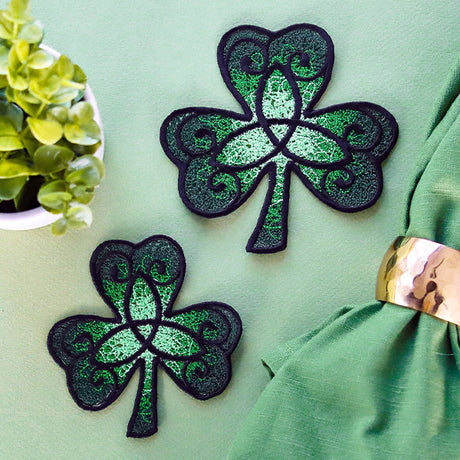 freestanding lace shamrock machine embroidery designs