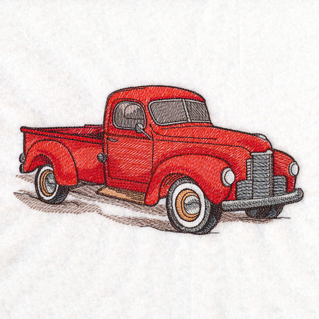 Retro Truck Embroidery Designs