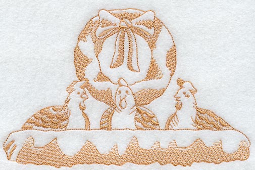 Third Day of Christmas (Toile)