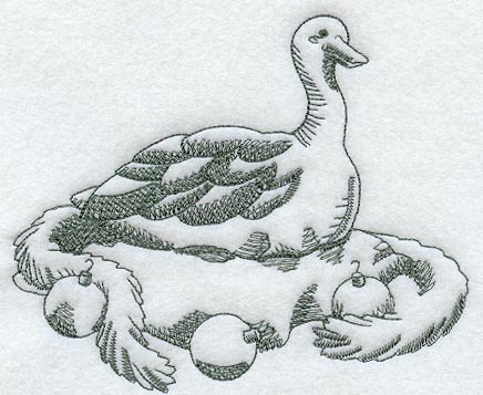 Sixth Day of Christmas (Toile)