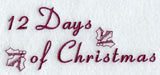 Twelve Days of Christmas Text (Toile)
