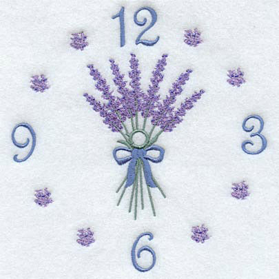 Lavender Clock