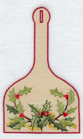 Holly Towel Topper