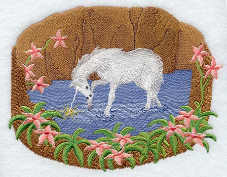 Unicorn Reflection Scene