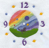 Unicorn & Rainbow Clock