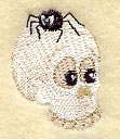 Skull with Spider