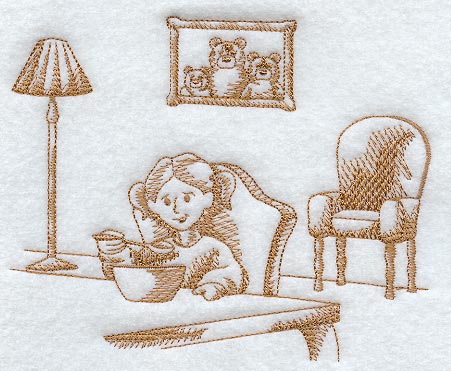 Goldilocks Scene 2 (Toile)
