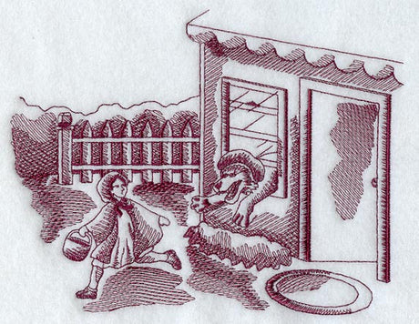 Little Red Riding Hood Scene 3 (Toile)