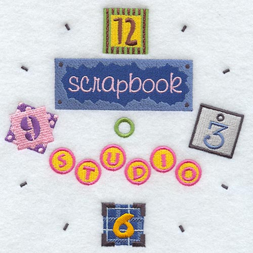 Scrapbooking Clock
