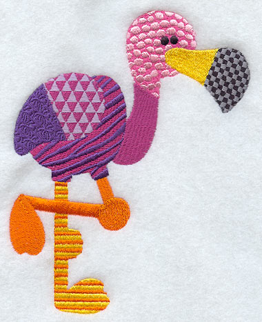 Patchwork Flamingo