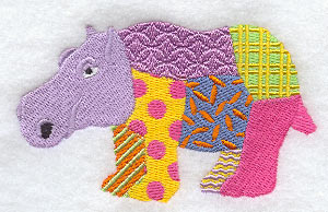 Patchwork Hippopotamus