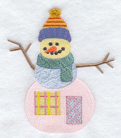 Patchwork Snowman