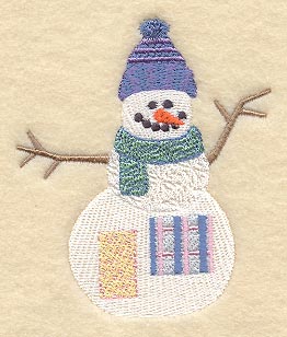 Patchwork Snowman
