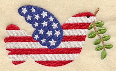 Patriotic Peace Dove (Cardstock)