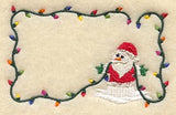 Santa Snowman (Cardstock)