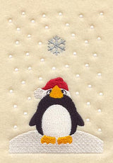Penguin in Snow