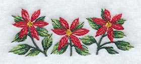 Poinsettia Pocket Topper