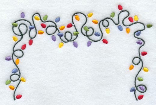 Christmas Lights Pocket Topper