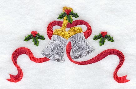 Silver Bells Pocket Topper