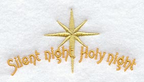 Silent Night Pocket Topper