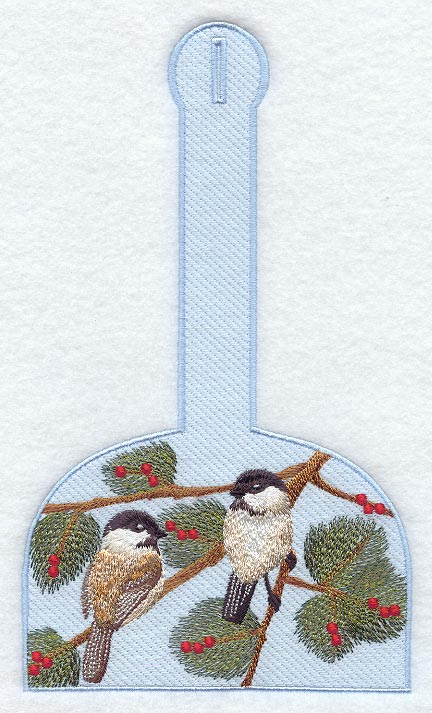 Chickadee Towel Topper