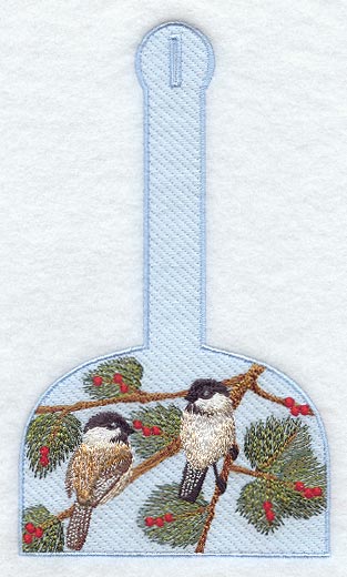 Chickadee Towel Topper