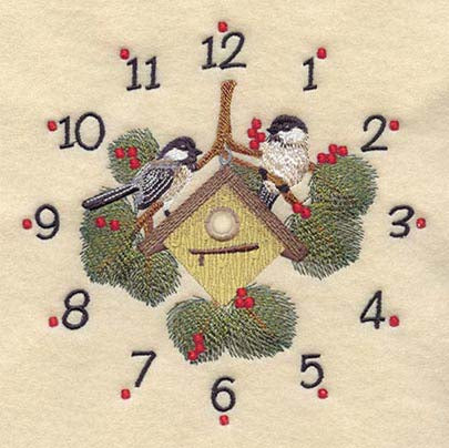 Chickadee Clock