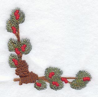 Pine and Berry Corner