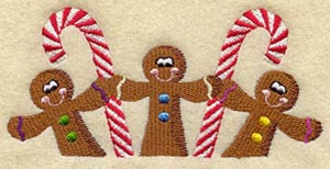 Gingerbread Man Pocket Topper