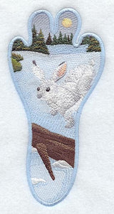 Rabbit Track Scene - Winter