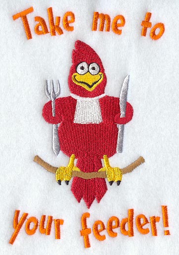 Take Me To Your Feeder Cardinal