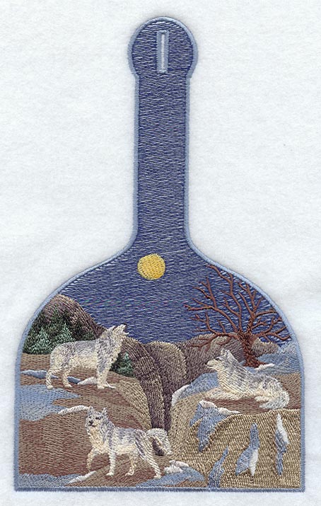 Winter Wolves Towel Topper