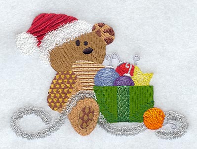Patchwork Christmas Teddy Bear